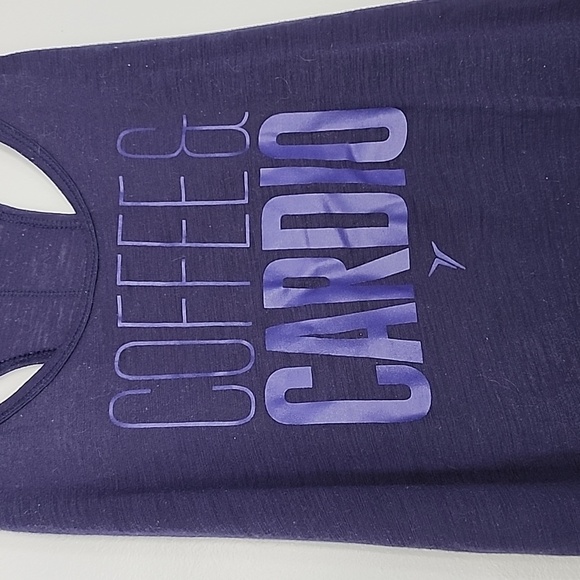 COFFEE and cardio tank top running top small Old Navy - Picture 2 of 4